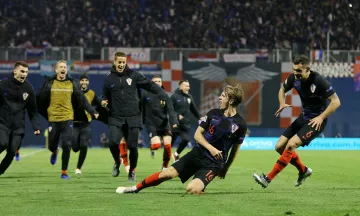 Хорватия блестяще победила Испанию в Загребе