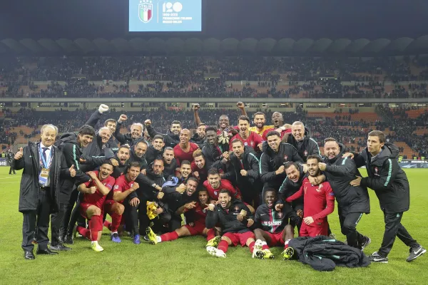 Португалия первой вышла в плей-офф Лиги наций, сыграв вничью с Италией