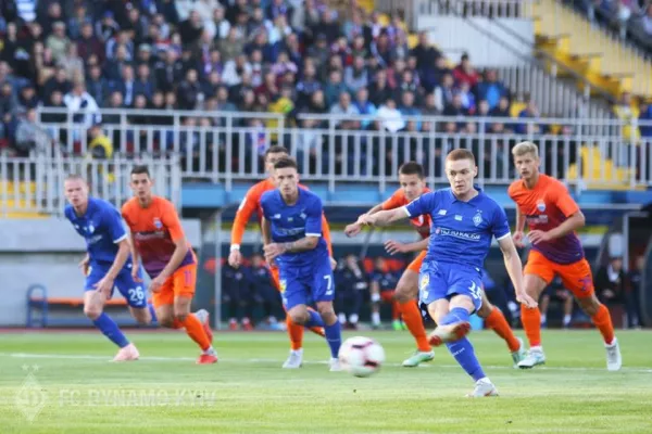 Динамо выпустило в стартовом составе восьмерых своих воспитанников