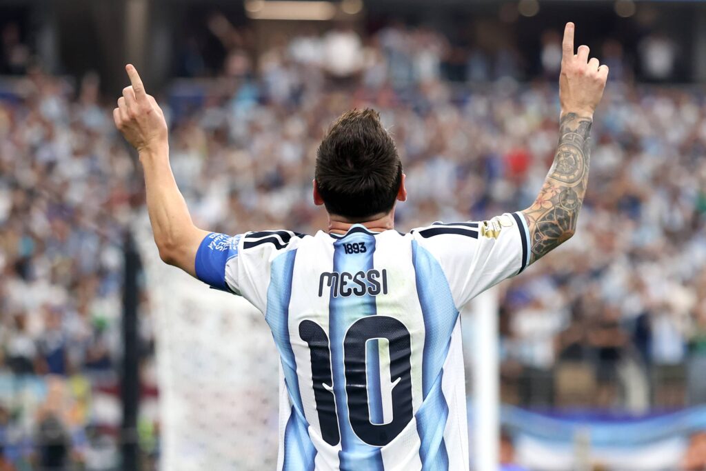 Lionel Messi Scoring at World Cup