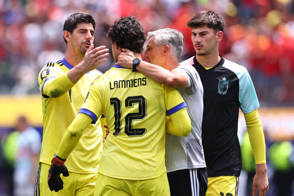 Courtois Defends Lammens After Mistake Cost Belgium Against Spain Senne Lammens